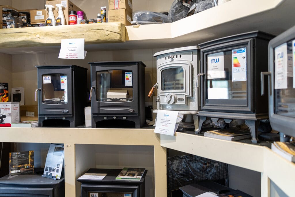 Stoves collection in miller wholesale showroom
